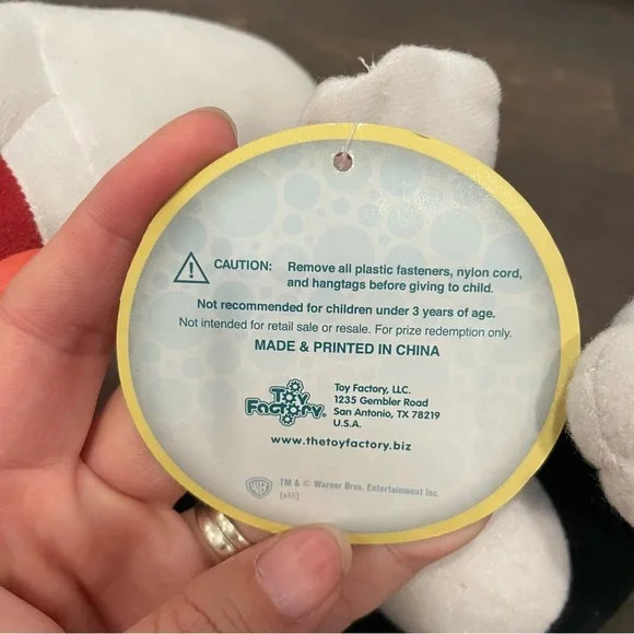 NWT Baby Sylvester Looney Tunes Warner Bros. Toy Factory Plush - Picture 5 of 9